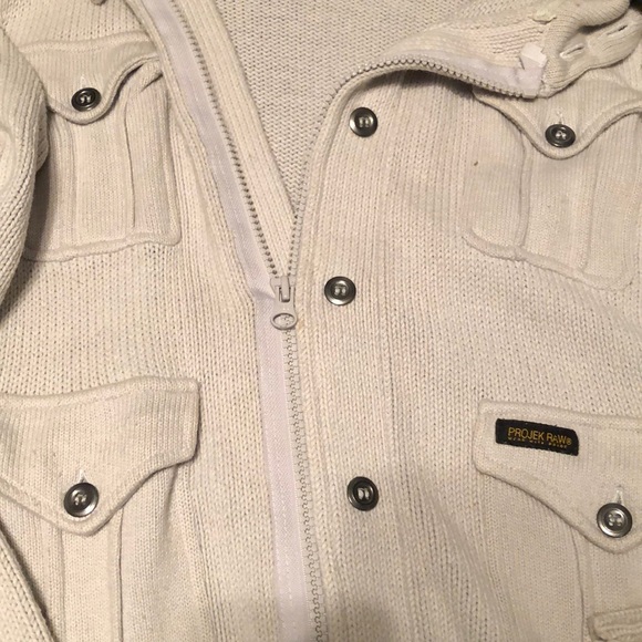 Project Raw - Zip-Up Sweater Hoodie - Picture 4 of 4